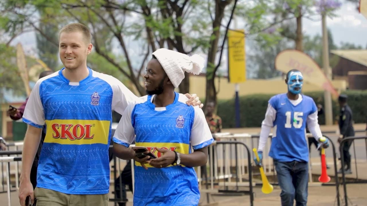 Rayon Sports supporters wearing the club colours